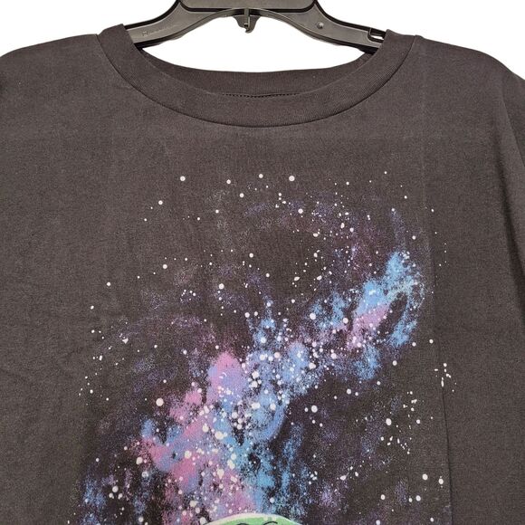 Unisex Star Wars Baby Yoda Galaxy Graphic T-Shirt Black Size 3X-Large Tall - Picture 4 of 7